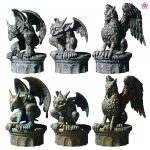 กาชาปอง Gargoyle Bottle Cap Gothic Style Statue