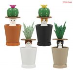 กาชาปอง Pot Plant Hidden Cat Figure Collection