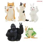 กาชาปอง Animal V Sign Victory & Peace Figure