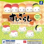 กาชาปอง Sushi Zarashi Squishy Mascot Collection